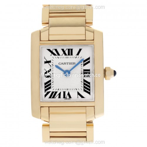 Cartier W50002N2 Tank Francaise Quartz Female 18k Yellow Gold Replica Cartier W50002N2 Tank Francaise Quartz Female 18k Yellow Gold Replica