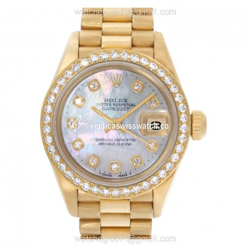 Rolex 69178 Datejust Automatic Female 18k yellow gold Replica Rolex 69178 Datejust Automatic Female 18k yellow gold Replica