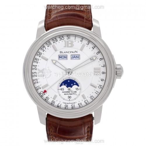 Blancpain 3563-1527-53 Villeret Automatic Male 18k White Gold Replica Blancpain 3563-1527-53 Villeret Automatic Male 18k White Gold Replica