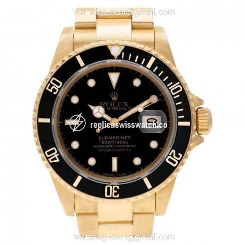 Rolex 16808 Submariner Automatic Unisex 18k yellow gold Replica Rolex 16808 Submariner Automatic Unisex 18k yellow gold Replica