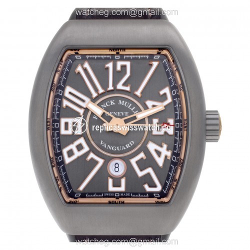 Franck Muller V45 SC DT TT BR 5N Vanguard Automatic Male 18k rose gold & titanium Replica Franck Muller V45 SC DT TT BR 5N Vanguard Automatic Male 18k rose gold & titanium Replica