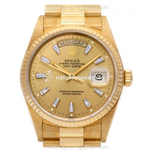 Rolex 18038 Day-Date Automatic Male 18k yellow gold Replica Rolex 18038 Day-Date Automatic Male 18k yellow gold Replica