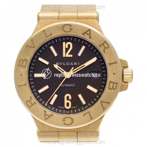Bvlgari DG40G Diagono Automatic Male 18k yellow gold Replica Bvlgari DG40G Diagono Automatic Male 18k yellow gold Replica