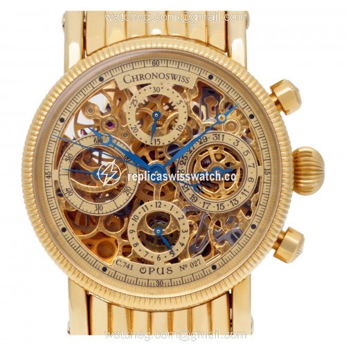 Chronoswiss CH7521 Opus Automatic Male 18k yellow gold Replica Chronoswiss CH7521 Opus Automatic Male 18k yellow gold Replica