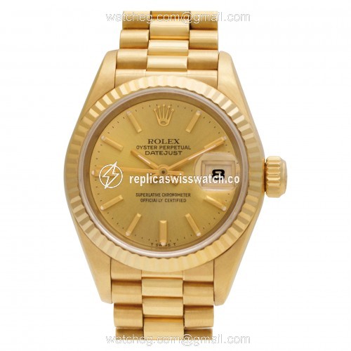 Rolex 69178 Datejust Automatic Female 18k yellow gold Replica Rolex 69178 Datejust Automatic Female 18k yellow gold Replica