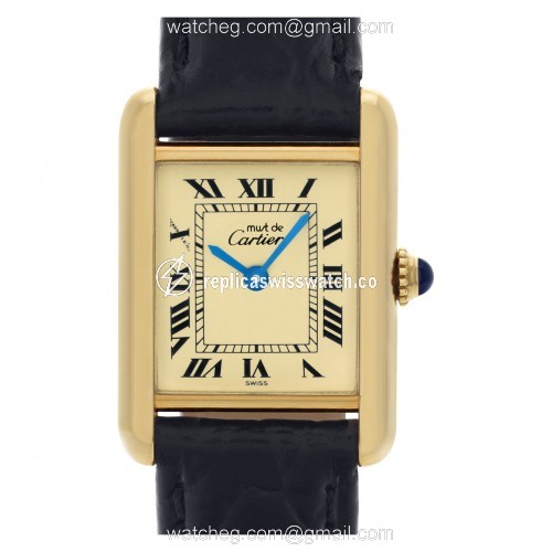 Cartier Cartier 1635 Must de Manual Female Vermeil Replica Cartier Cartier 1635 Must de Manual Female Vermeil Replica