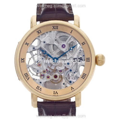 Ulysse Nardin 3006 200 Maxi Skeleton Manual Male 18k rose gold Replica Ulysse Nardin 3006 200 Maxi Skeleton Manual Male 18k rose gold Replica