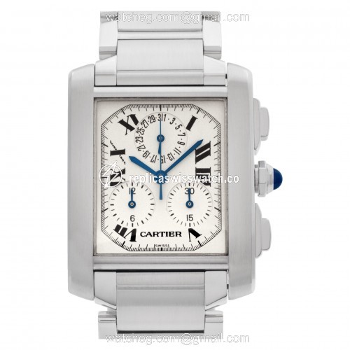 Cartier 2303 Tank Francaise Quartz Male Stainless Steel Replica Cartier 2303 Tank Francaise Quartz Male Stainless Steel Replica