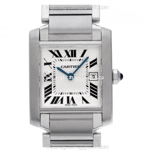 Cartier WSTA0005 Tank Francaise Quartz Male Stainless Steel Replica Cartier WSTA0005 Tank Francaise Quartz Male Stainless Steel Replica