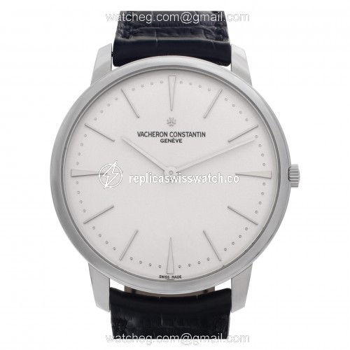 Vacheron Constantin 81180/000g patrimony Manual Male 18k White Gold Replica Vacheron Constantin 81180/000g patrimony Manual Male 18k White Gold Replica