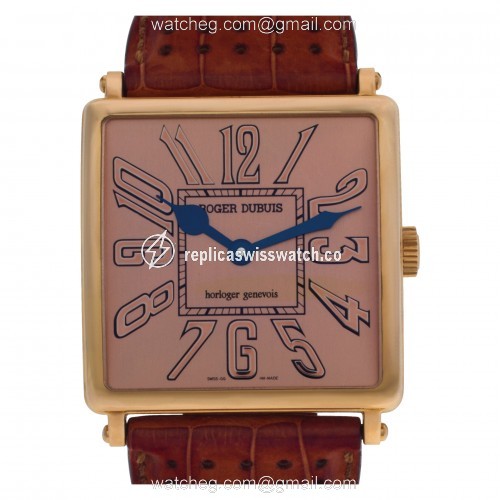 Roger Dubuis G43575 Golden Square Automatic Male 18k rose gold Replica Roger Dubuis G43575 Golden Square Automatic Male 18k rose gold Replica