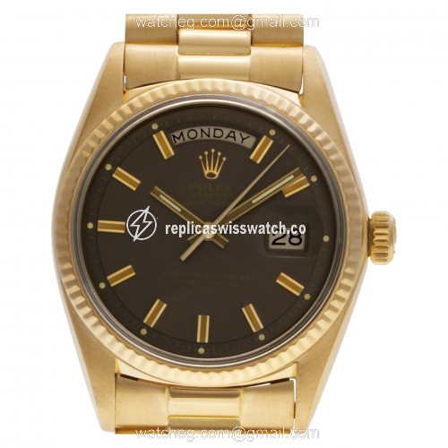 Rolex 1803 Day-Date Automatic Male 18k yellow gold Replica Rolex 1803 Day-Date Automatic Male 18k yellow gold Replica