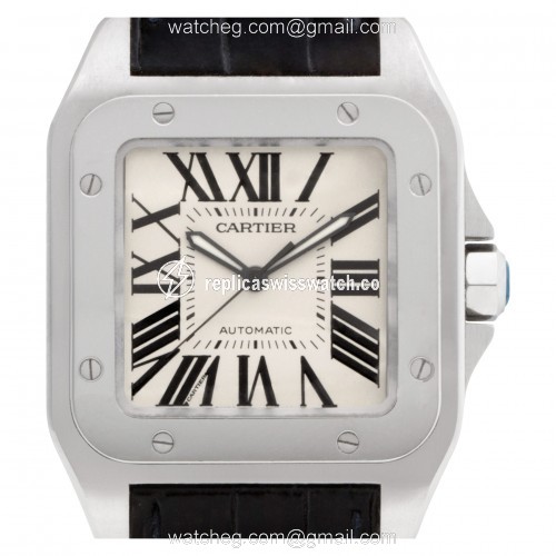 Cartier W20073X8 Santos 100 Automatic Male Stainless Steel Replica Cartier W20073X8 Santos 100 Automatic Male Stainless Steel Replica