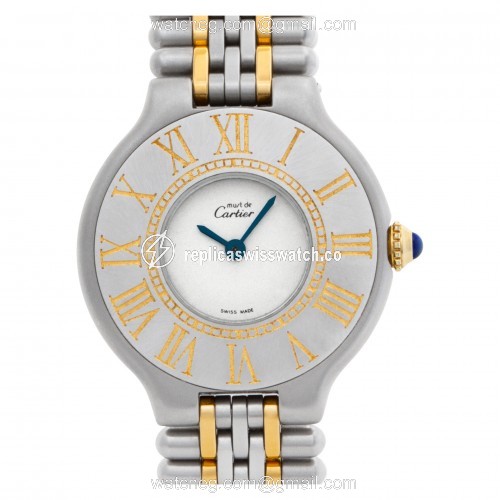 Cartier A00382 Must 21 Quartz Female Stainless Steel Replica Cartier A00382 Must 21 Quartz Female Stainless Steel Replica