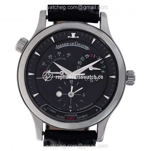 Jaeger LeCoultre 142.8.92.S Master Geographic Automatic Male Stainless Steel Replica Jaeger LeCoultre 142.8.92.S Master Geographic Automatic Male Stainless Steel Replica
