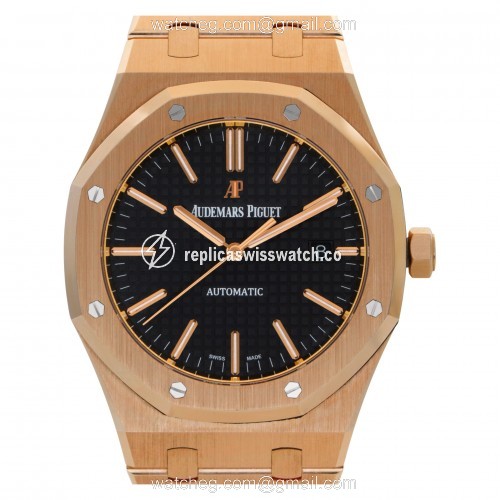 Audemars Piguet 15400OR.OO.1220OR.01 Royal Oak Automatic Male 18k Pink Gold Replica Audemars Piguet 15400OR.OO.1220OR.01 Royal Oak Automatic Male 18k Pink Gold Replica