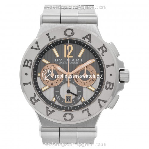 Bvlgari dg 42 swg ch Diagono Calibro 303 Automatic Male Stainless Steel Replica Bvlgari dg 42 swg ch Diagono Calibro 303 Automatic Male Stainless Steel Replica