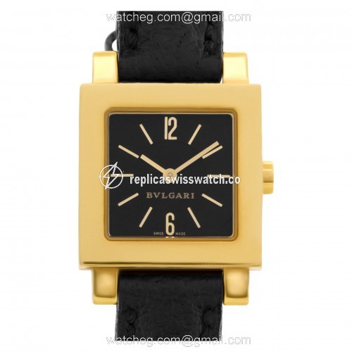 Bvlgari SQ22GL Quadrato Quartz Female 18k yellow gold Replica Bvlgari SQ22GL Quadrato Quartz Female 18k yellow gold Replica