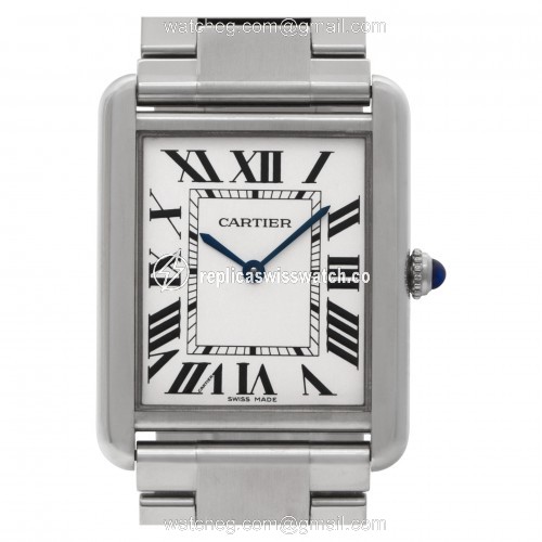 Cartier W5200014 Tank Solo Quartz Unisex Stainless Steel Replica Cartier W5200014 Tank Solo Quartz Unisex Stainless Steel Replica