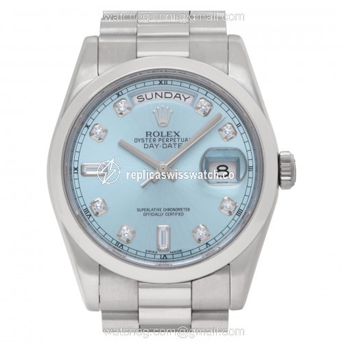 Rolex 118206 Day-Date Automatic Unisex Platinum Replica Rolex 118206 Day-Date Automatic Unisex Platinum Replica