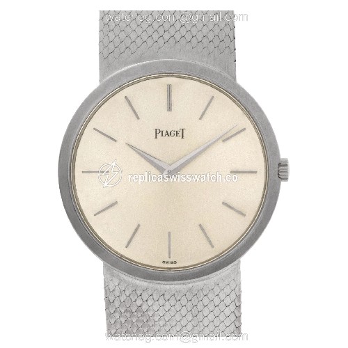 Piaget 9633 Classic Manual Male 18k White Gold Replica Piaget 9633 Classic Manual Male 18k White Gold Replica