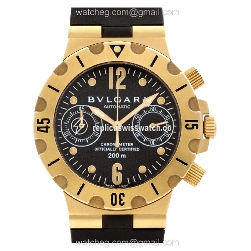 Bvlgari SC 38 C Diagono Acqua Scuba Automatic Unisex 18k Yellow Gold Replica Bvlgari SC 38 C Diagono Acqua Scuba Automatic Unisex 18k Yellow Gold Replica