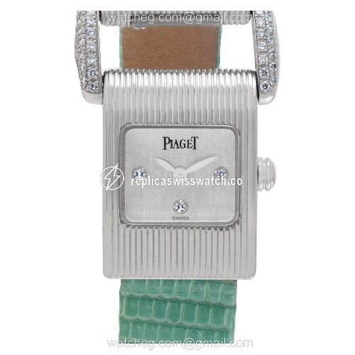 Piaget 5222 Protocol Quartz Female 18k White Gold Replica Piaget 5222 Protocol Quartz Female 18k White Gold Replica