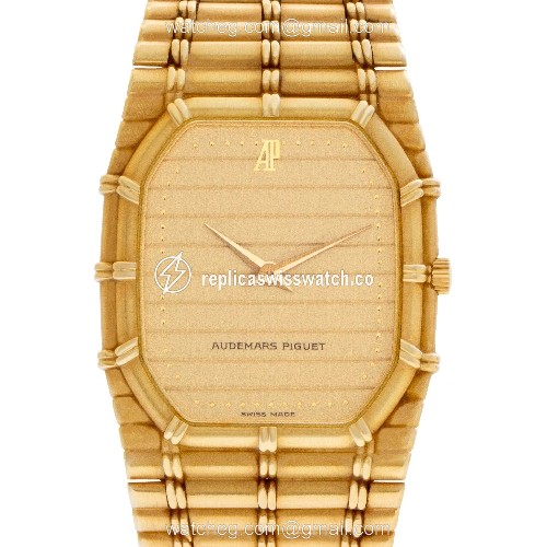Audemars Piguet 56205 Bamboo Quartz Unisex 18k yellow gold Replica Audemars Piguet 56205 Bamboo Quartz Unisex 18k yellow gold Replica