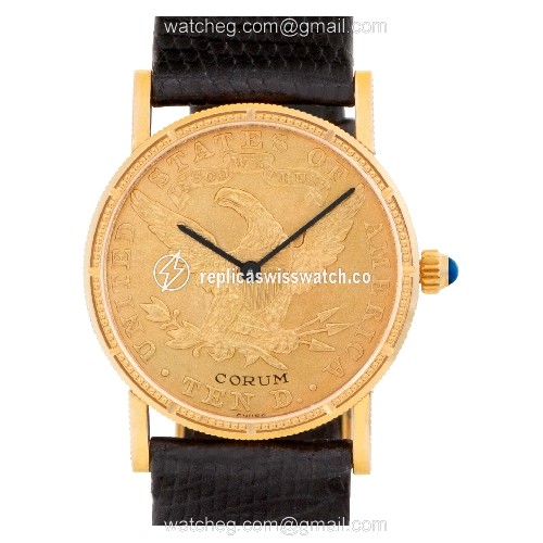 Corum 73831 $10 Coin Manual Unisex 18k yellow gold Replica Corum 73831 $10 Coin Manual Unisex 18k yellow gold Replica