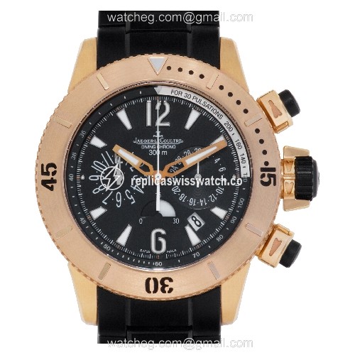Jaeger LeCoultre Q1862740 Diving Chronograph Automatic Male 18k rose gold Replica Jaeger LeCoultre Q1862740 Diving Chronograph Automatic Male 18k rose gold Replica