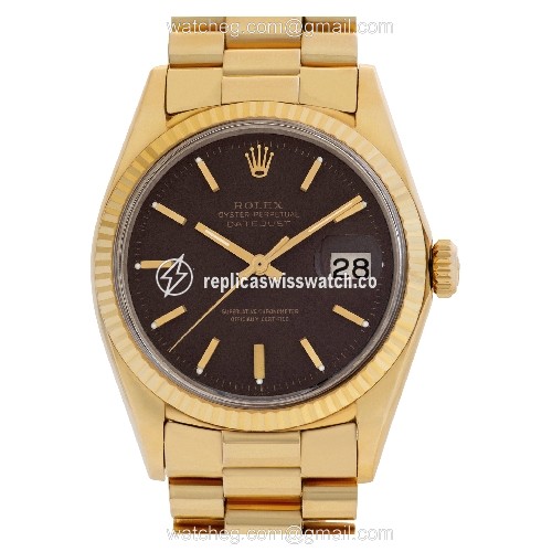 Rolex 1601 Datejust Automatic Unisex 18k yellow gold Replica Rolex 1601 Datejust Automatic Unisex 18k yellow gold Replica