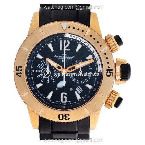 Jaeger LeCoultre Q1862740 Diving Chronograph Automatic Male 18k rose gold Replica Jaeger LeCoultre Q1862740 Diving Chronograph Automatic Male 18k rose gold Replica