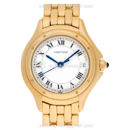 Cartier Cartier 1463 Cougar Quartz Female 18k yellow gold Replica Cartier Cartier 1463 Cougar Quartz Female 18k yellow gold Replica