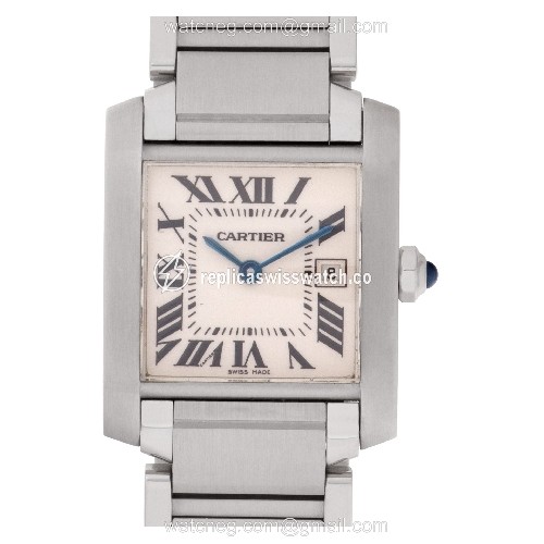 Cartier W51011Q3 Tank Francaise Quartz Female Stainless Steel Replica Cartier W51011Q3 Tank Francaise Quartz Female Stainless Steel Replica