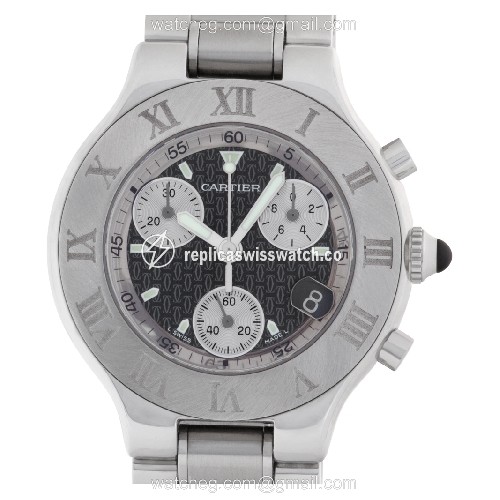 Cartier W10172T2 Chronoscaph Quartz Unisex Stainless Steel Replica Cartier W10172T2 Chronoscaph Quartz Unisex Stainless Steel Replica