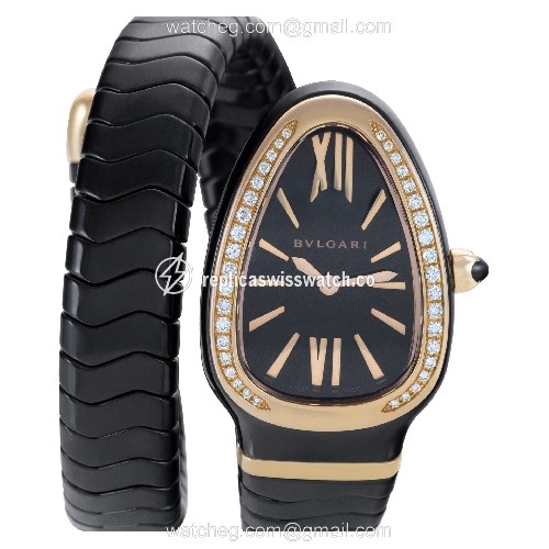 Bvlgari 102532 Serpenti Quartz Female Ceramic Replica Bvlgari 102532 Serpenti Quartz Female Ceramic Replica