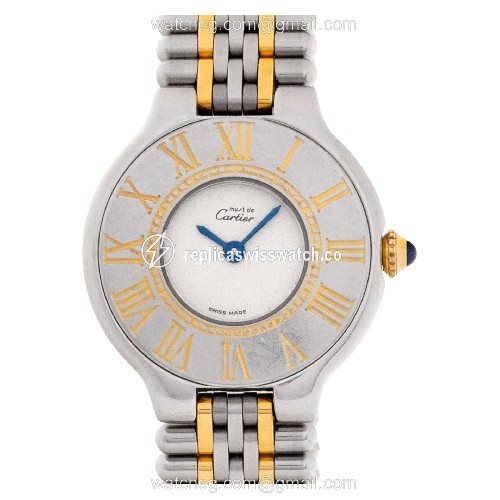 Cartier 12500p 21 Quartz Female steel Replica Cartier 12500p 21 Quartz Female steel Replica