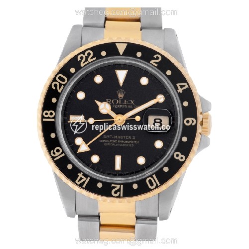 Rolex 16713 GMT-Master Automatic Male Stainless Steel Replica Rolex 16713 GMT-Master Automatic Male Stainless Steel Replica
