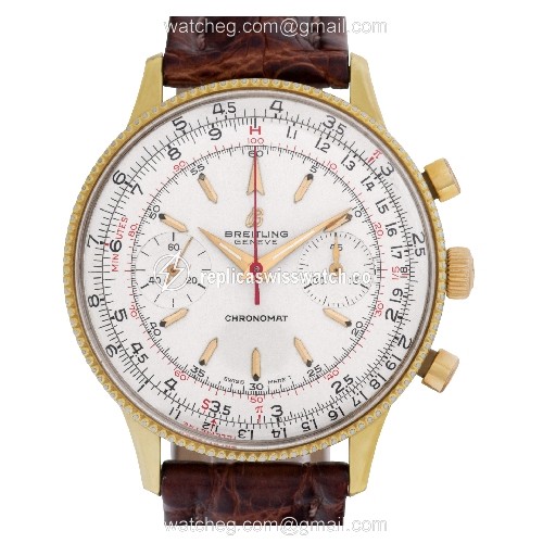 Breitling 808 Chronomat Manual Male Gold Plate Replica Breitling 808 Chronomat Manual Male Gold Plate Replica