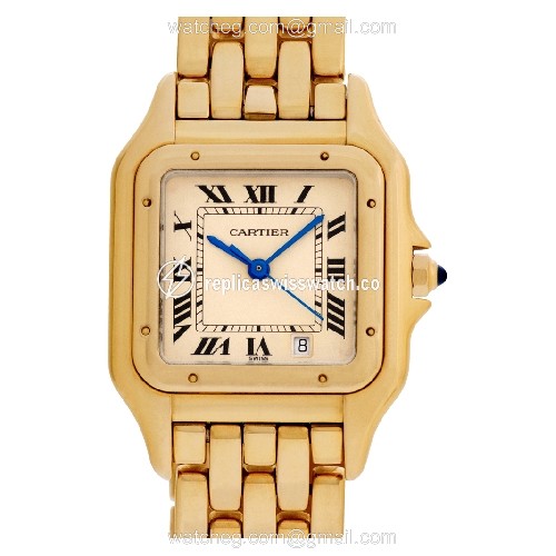 Cartier w2501489 Panthere Quartz Male 18k yellow gold Replica Cartier w2501489 Panthere Quartz Male 18k yellow gold Replica