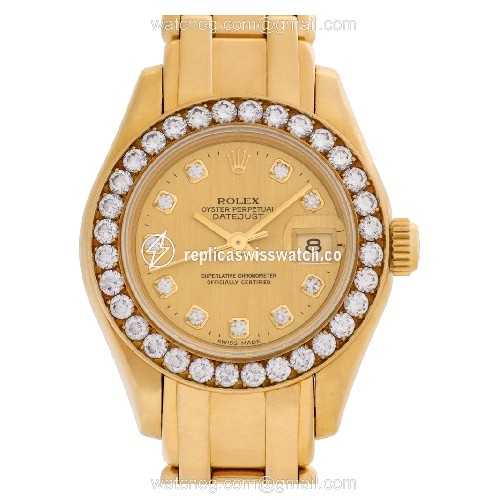Rolex 80298 Pearlmaster Automatic Female 18k yellow gold Replica Rolex 80298 Pearlmaster Automatic Female 18k yellow gold Replica