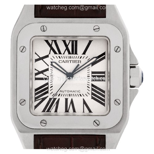 Cartier W20073X8/2656 Santos 100 Automatic Male Stainless Steel Replica Cartier W20073X8/2656 Santos 100 Automatic Male Stainless Steel Replica