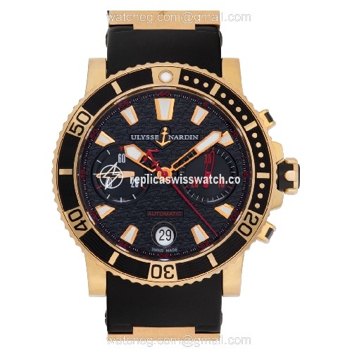 Ulysse Nardin 8006-102 maxi diver Automatic Male 18k yellow gold Replica Ulysse Nardin 8006-102 maxi diver Automatic Male 18k yellow gold Replica