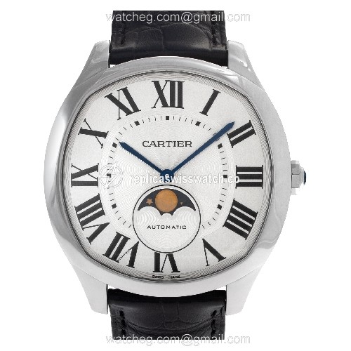 Cartier WSNM0008 Drive Moonphase Automatic Unisex Stainless Steel Replica Cartier WSNM0008 Drive Moonphase Automatic Unisex Stainless Steel Replica