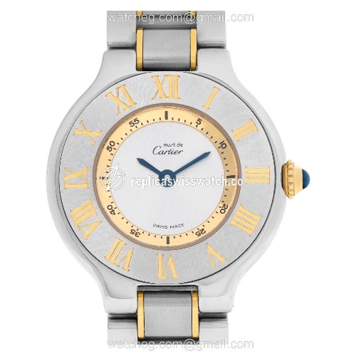 Cartier W10073R6 Must 21 Quartz Female Stainless Steel Replica Cartier W10073R6 Must 21 Quartz Female Stainless Steel Replica