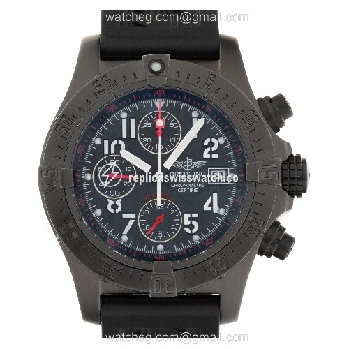 Breitling M13380 Avenger Automatic Male Black Steel Replica Breitling M13380 Avenger Automatic Male Black Steel Replica