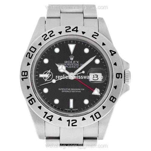 Rolex 16570 Explorer II Automatic Male Stainless Steel Replica Rolex 16570 Explorer II Automatic Male Stainless Steel Replica