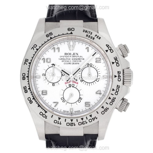 Rolex 116519 Daytona Automatic Male 18k White Gold Replica Rolex 116519 Daytona Automatic Male 18k White Gold Replica