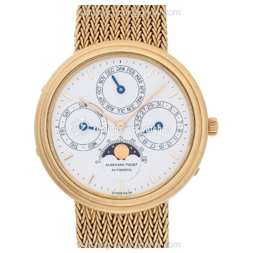 Audemars Piguet Audemars Piguet 408 Quantieme Automatic Male 18k yellow gold Replica Audemars Piguet Audemars Piguet 408 Quantieme Automatic Male 18k yellow gold Replica