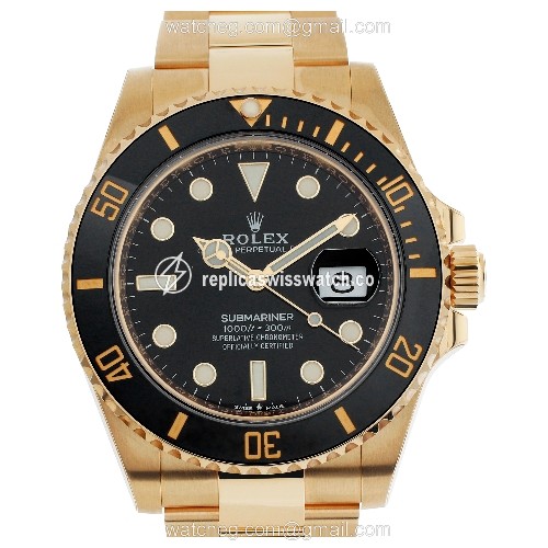 Rolex 126618LN Submariner Automatic Male 18k yellow gold Replica Rolex 126618LN Submariner Automatic Male 18k yellow gold Replica